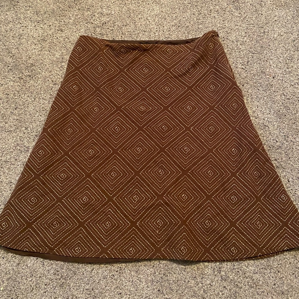 Axcess brown skirt midi
